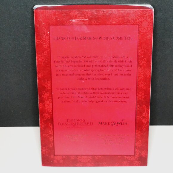 Things Remembered Make A Wish Christmas Ornaments Set Of 4 Pewter Holiday Decor - Picture 9 of 9